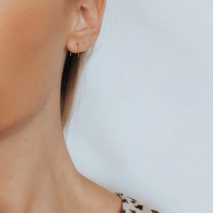 Staple 12K gold fill earrings